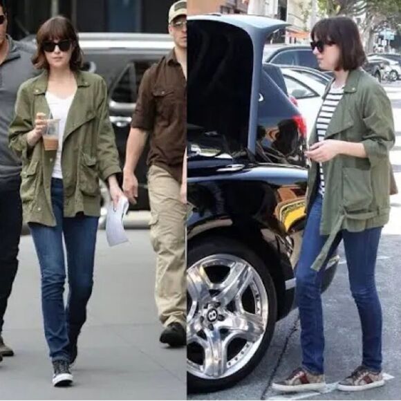 Current/Elliott the Infantry Jacket Army Green Utility Celeb viral size 0 xs Y2K - Picture 11 of 14